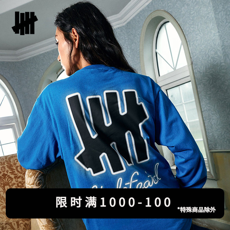 UNDEFEATED五条杠撞色圆筒T恤图片