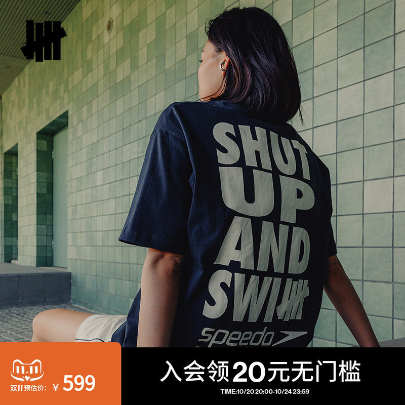 UNDEFEATEDx Speedo 联名SLOGAN短袖棉T