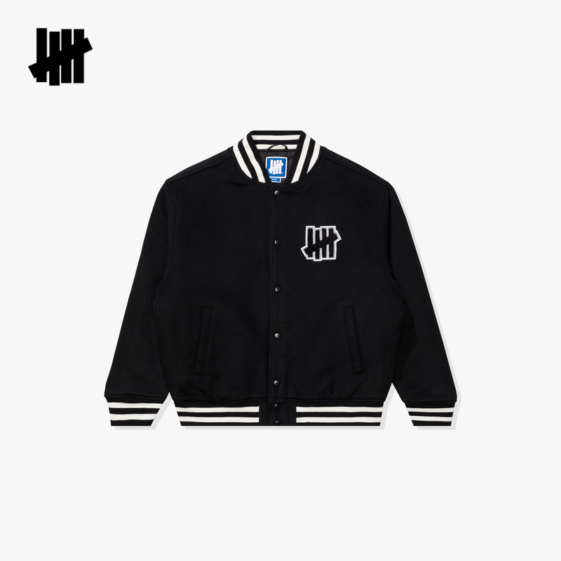 UNDEFEATED街头立领棒球夹克外套