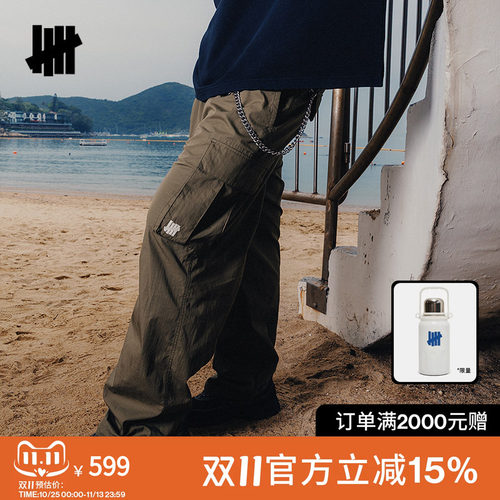 UNDEFEATED美式街头工装长裤男款