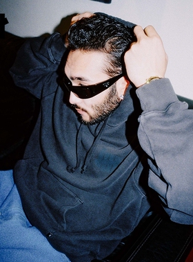 UNDEFEATED五条杠官方秋季新品水洗染色重磅连帽卫衣