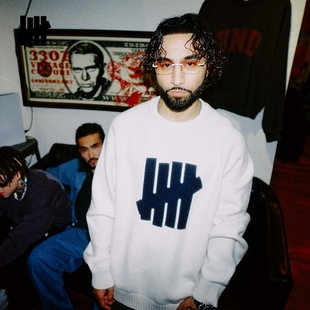 休闲经典 UNDEFEATED五条杠官方秋季 潮流美式 时尚 ICON圆领毛衣 新品