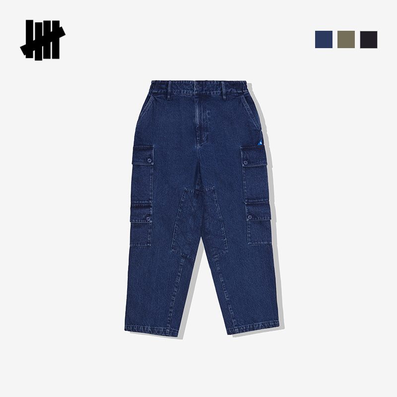 UNDEFEATED双袋阔版工装裤