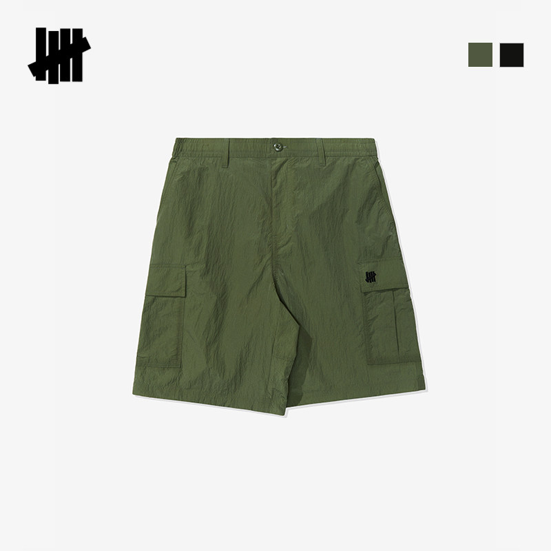 UNDEFEATED五条杠官方春季新品皱感轻盈阔版立体口袋工装短裤,男装,短裤,淘宝优惠券,粉丝福利购,淘宝优惠卷