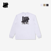 新品 PLAY DIRTY美式 UNDEFEATED五条杠官方冬季 运动主题长袖 T恤