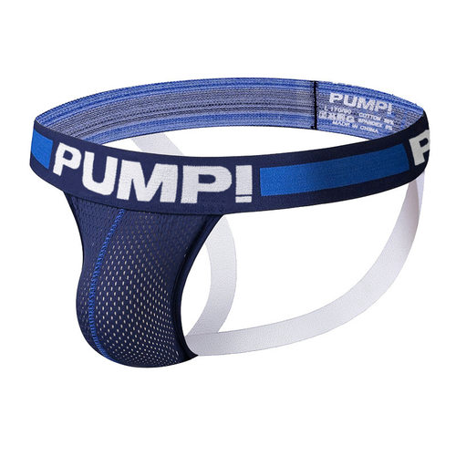 PUMP男丁字裤透气提臀运动网