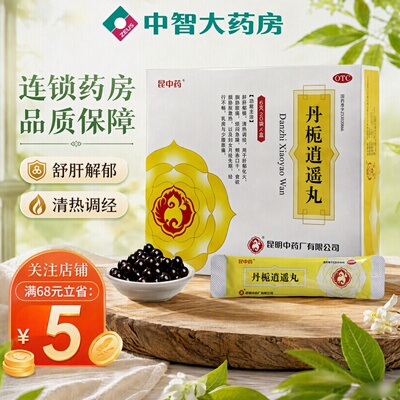 [昆中药]丹栀逍遥丸6g*20袋/盒