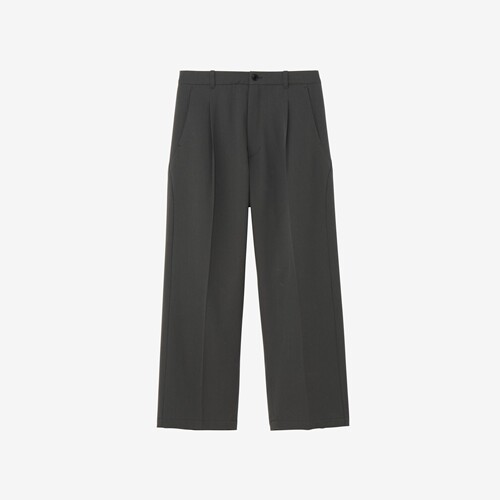 【NextVogue】Goldwin One Tuck Straight Wool 纯羊毛直筒休闲裤