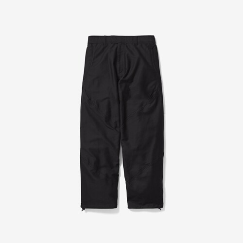 【NextVogue】Goldwin 0 Cotton Silk Blend Helicoid 宽松休闲裤