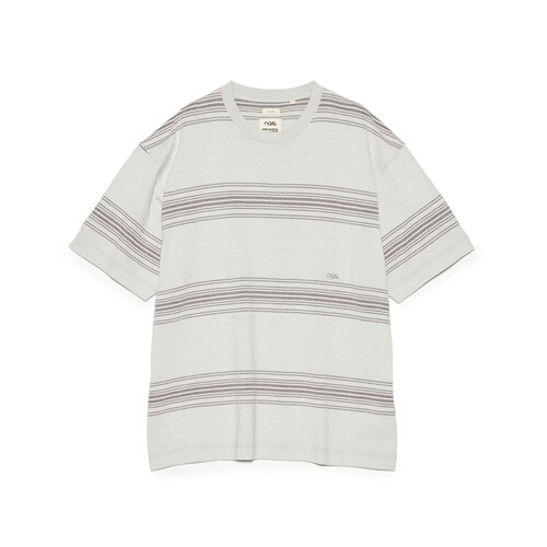 【NextVogue】Nanamica Stripe T 天竺棉混纺条纹针织短袖T恤日产