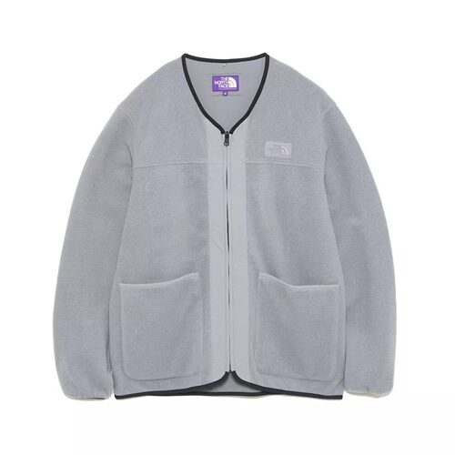 【NextVogue】TNF北面紫标PLAS Fleece Field V领羊毛混纺开衫25