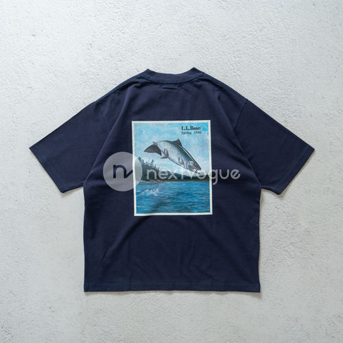 【NextVogue】L.L.Bean Bean's 1980 Catalog纯棉复古插画短袖T恤