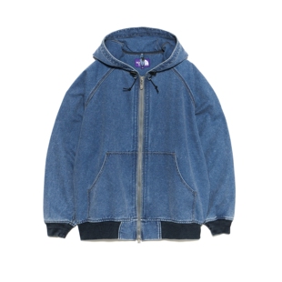 【NextVogue】TNF北面紫标PLAS Indigo Field Parka连帽牛仔夹克