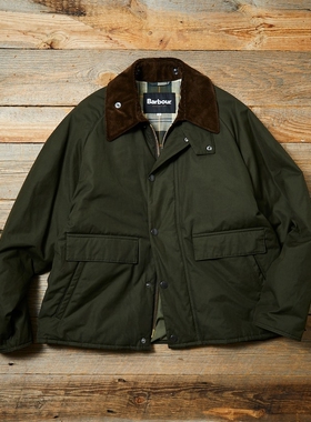 【NextVogue】Barbour FS店铺別注BORROWDALE INSULATION短款棉衣