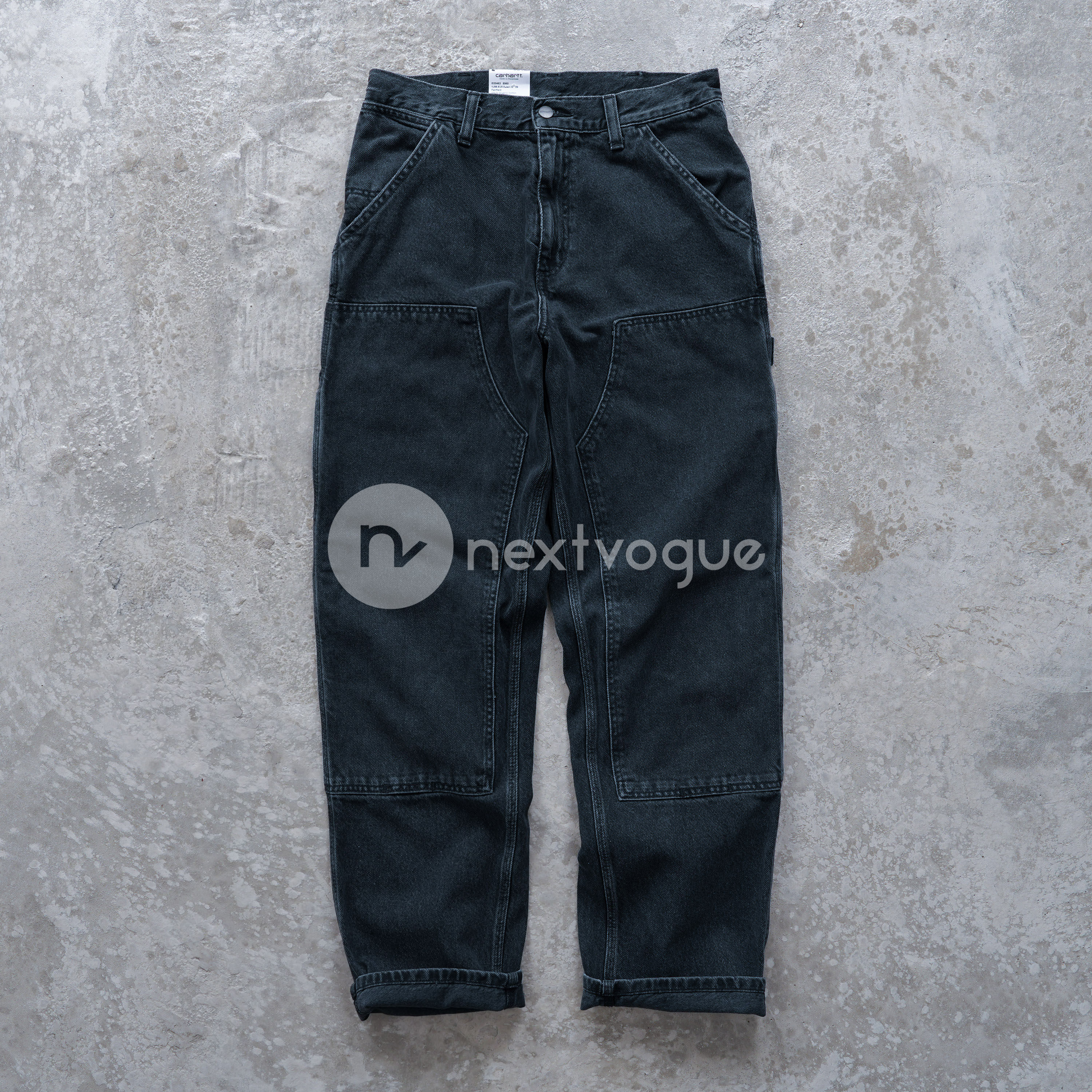 【NextVogue】carhartt wip double knee pant直筒双膝休闲工装裤