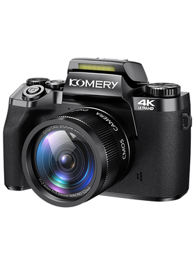 komery全新W5黑色简约高清6400万像素长焦单反数码相机摄像单反