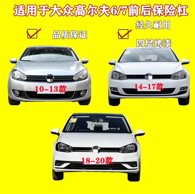 适用高尔夫6防撞杠保险杠KYB