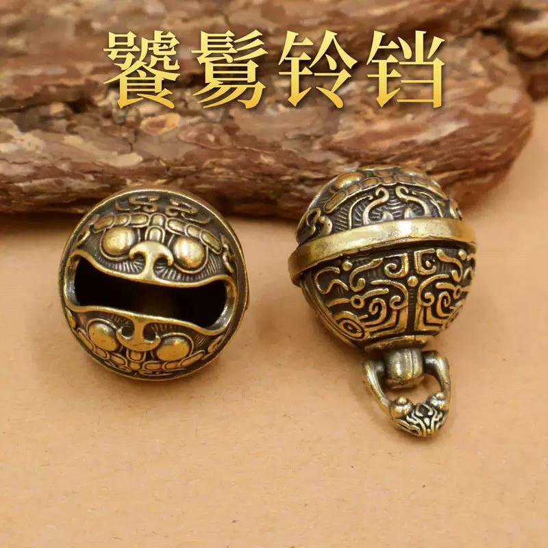 狗狗铃铛小型犬超响纯黄铜响声大泰迪金毛中挂件宠物猫咪铃铛项圈