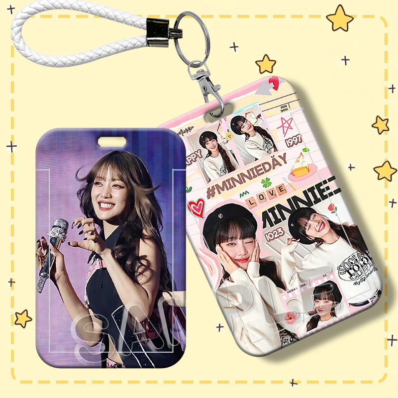 I-DLE金米妮周边卡套校园