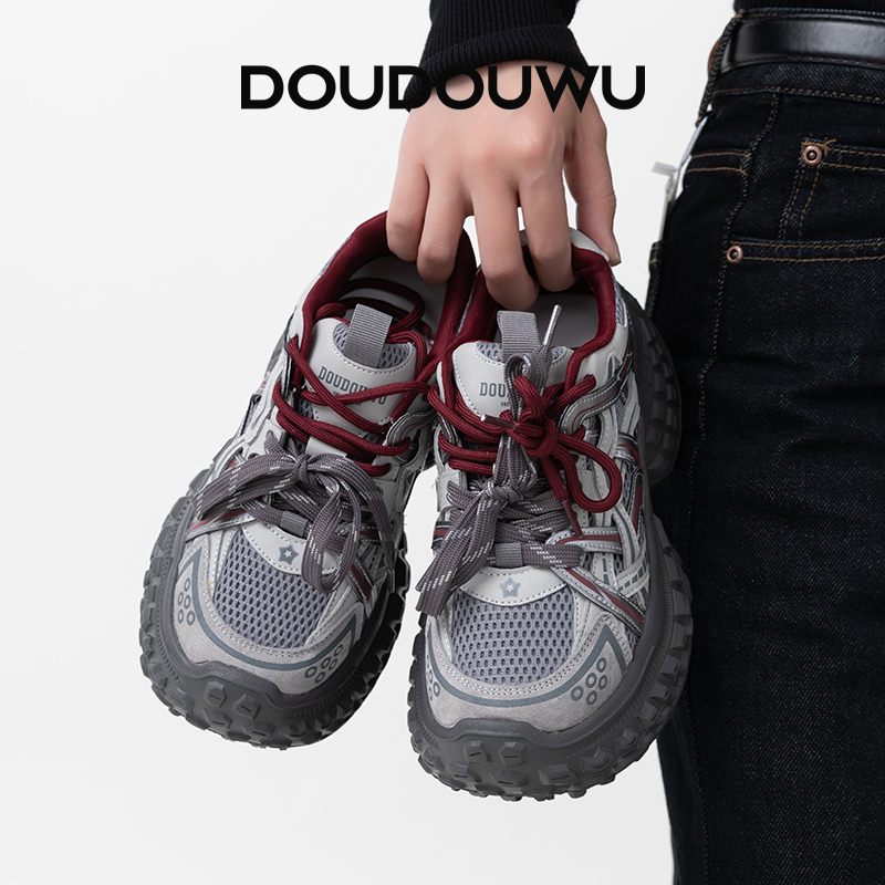 豆豆屋厚底老爹鞋女运动休闲女鞋