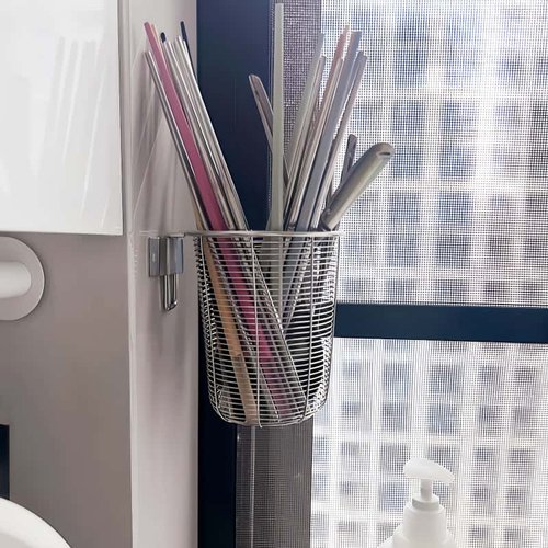 筷子收纳盒壁挂式可沥水家用食品级不锈钢筷笼厨房防霉抗菌筷子笼