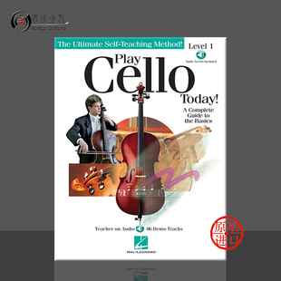 一级 various 乐谱书 今天演奏大提琴 Cello Guide the Complete 海伦德原版 Today HL00151353 Basics Play 基础自学教材
