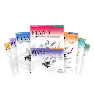 钢琴基础教材 菲伯尔 理论书 入门级到5级 全套共八卷 海伦德原版乐谱书 Faber Piano Advantures Theory Book