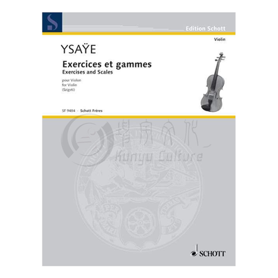 伊萨伊音阶练习曲集小提琴独奏