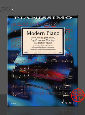 20世纪现代钢琴作品 钢琴独奏 德国朔特原版进口乐谱书 20th Century Modern Piano ED21128