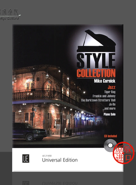 科尼克 风格作品选 爵士乐 钢琴独奏附CD 维也纳UE原版乐谱书 Mike Cornick Mike Cornick’s Style Collection Jazz UE21650