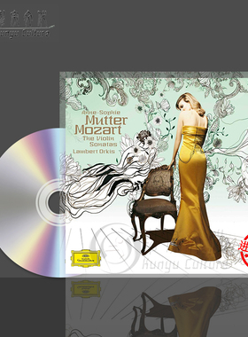 莫扎特小提琴奏鸣曲 穆特 MUTTER 原版进口4CD 4776318