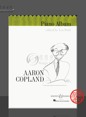 科普兰 十一首钢琴作品专辑 施密特编 博浩原版乐谱书 Leo Smit Copland Piano Album 11 Pieces BH100144