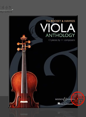 11位作曲家的13首经典中提琴作品 博浩原版乐谱书 Hawkes Viola Anthology 13 Pieces by 11 Composers BHI10533