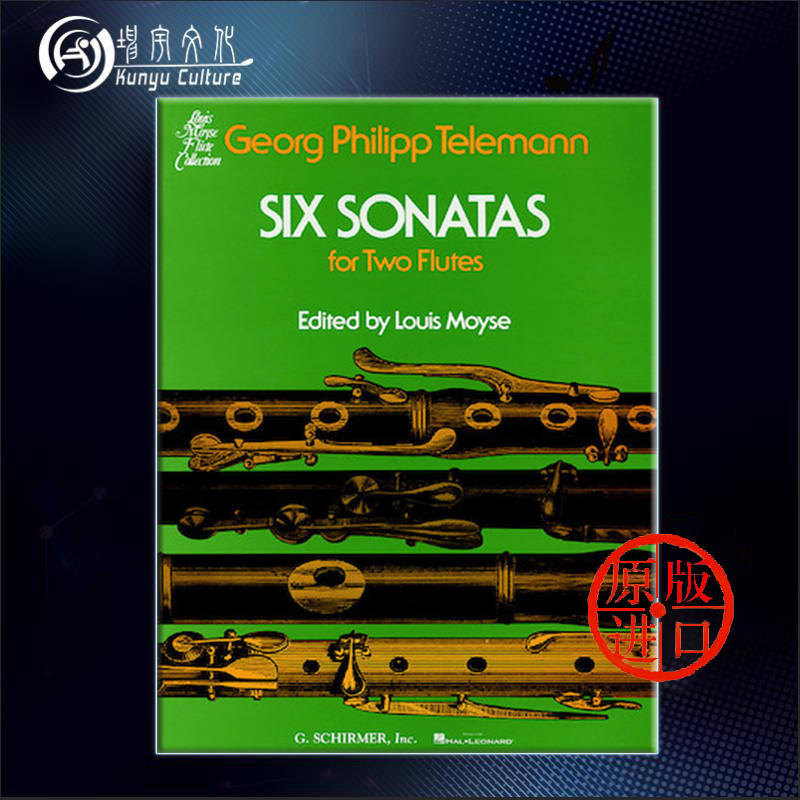 泰勒奏鸣曲两支长笛希尔