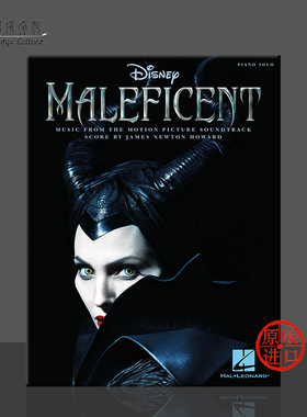 沉睡魔咒1 电影音乐选集 霍华德 钢琴独奏 海伦德原版乐谱书 Maleficent for Piano Solo HL00131318