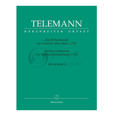 泰勒曼12首无伴奏幻想曲