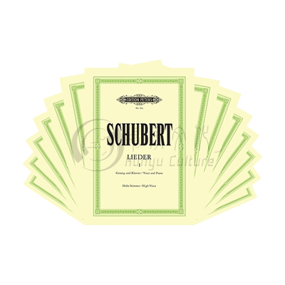 舒伯特歌曲集声乐高音钢琴首版