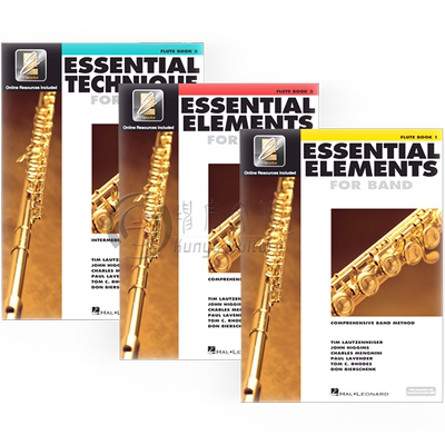 管乐基本要素长笛教材全套三卷