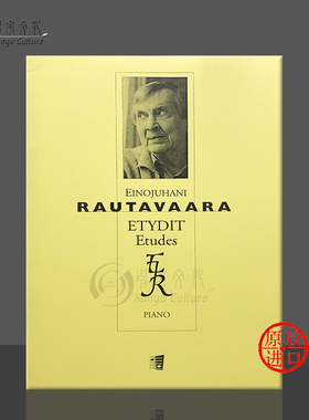 劳塔瓦拉 钢琴练习曲op42 原版乐谱书 Rautavaara Etudes Piano F102205