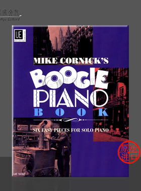 科尼克 布吉爵士钢琴书 六首简易作品 维也纳UE原版乐谱书 Cornick Boogie Piano Book Easy Pieces UE16592
