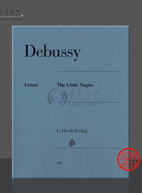 德彪西小黑人 钢琴独奏带指法 德国亨乐原版进口乐谱书 Claude Debussy The little Negro Piano HN405