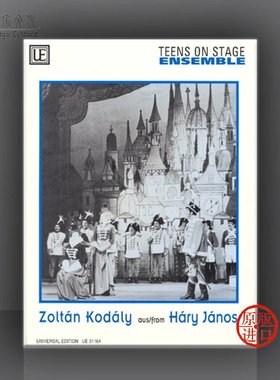 佐尔坦柯达伊 哈里亚诺什 适合各种编制乐队 总分谱 维也纳UE乐谱 Kodaly Zoltan Hary Janos for flexible ensemble UE31164