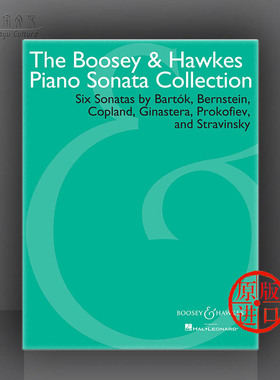 博浩钢琴奏鸣曲集 原版乐谱书 The Boosey  Hawkes Piano Sonata Collection BHI24661