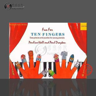Piano 十指曲调 Oxford牛津原版 钢琴时间 Time Ten 21首简易小曲和插图 for 入门 Fingers 英皇考级 Fun 乐谱书