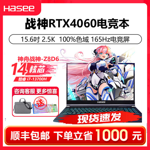 神舟战神游戏本RTX4060政府补贴