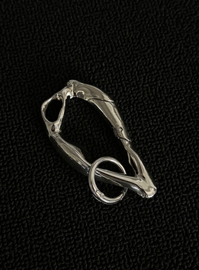 「异形扣」ironworks质感重工金属钥匙扣赛博风穿搭配件小众包挂