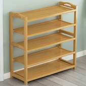 楠竹鞋 柜 架子简易多层经济型家用门口宿舍实木客厅收纳置物架小鞋