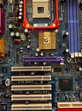 议价技嘉GA-8PE800 REV：1.1主板，，测试好适用