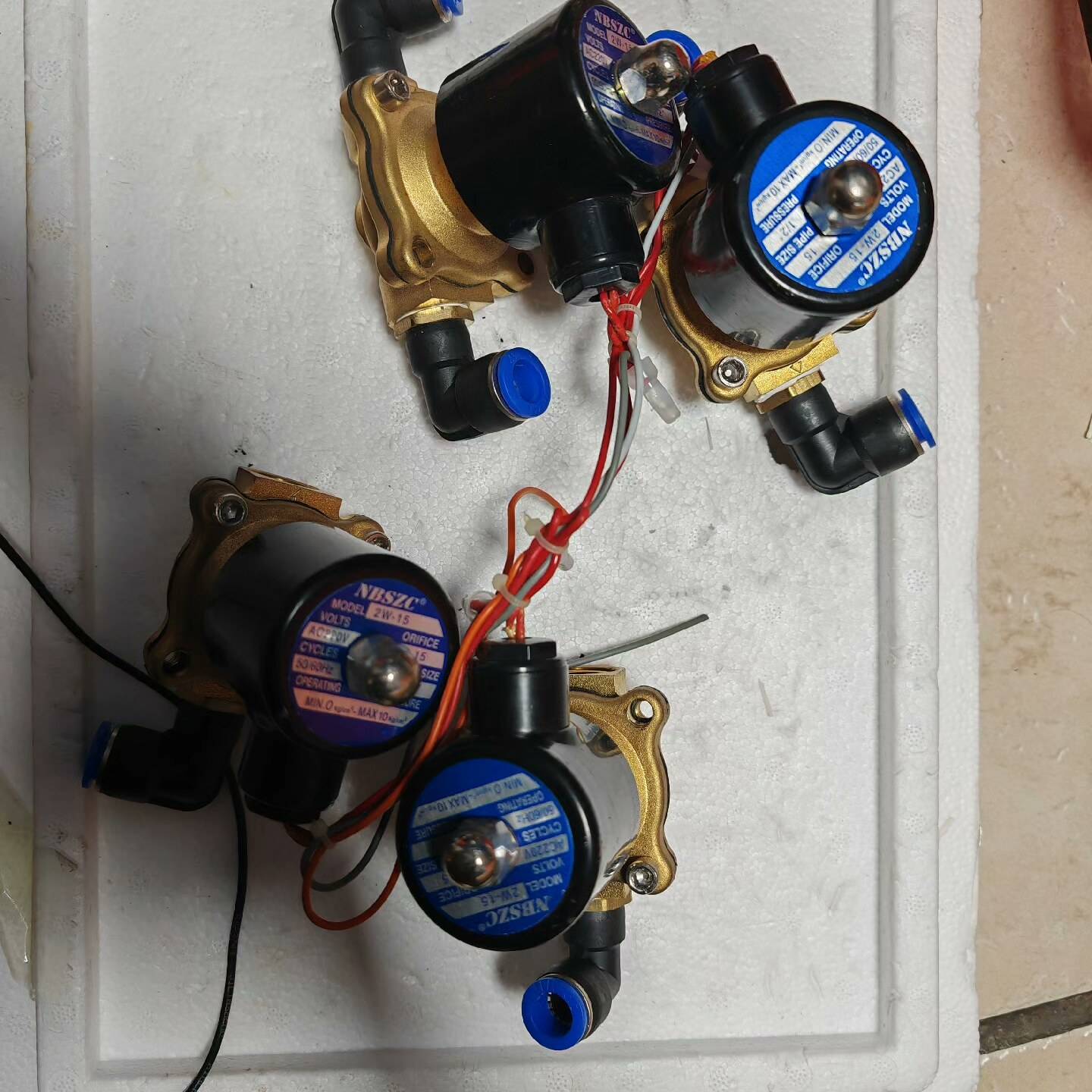 议价NBSZC 神洲电磁阀 2W-15  黄铜电磁阀适用