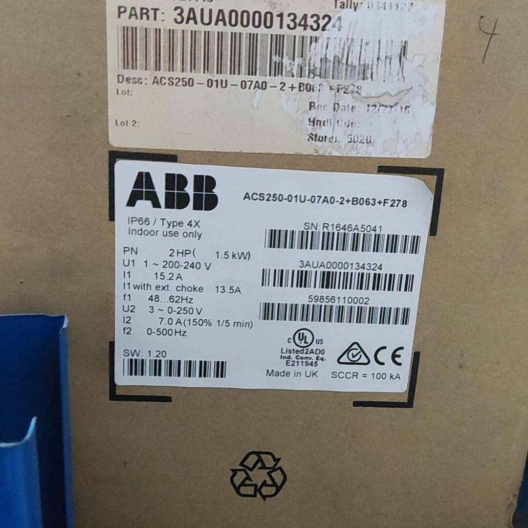 议价变频器ACS250-01U-07A0-2适用